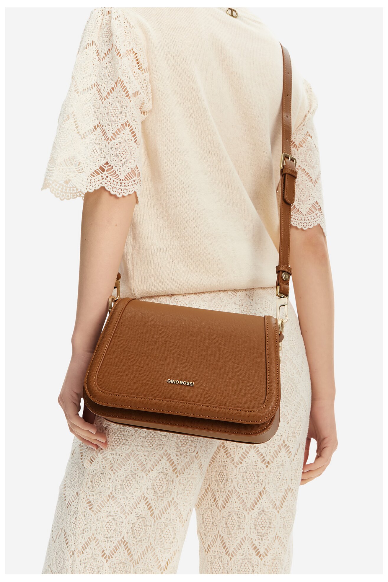 Kézitáska Gino Rossi WILMA CAMEL