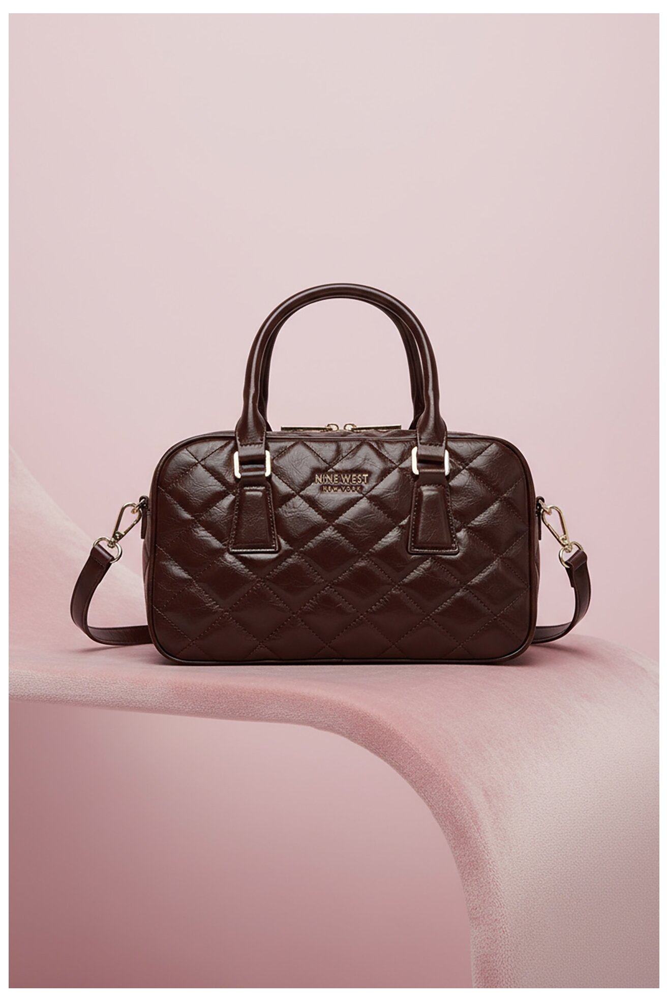 Kézitáska NINE WEST CEO-STACY-LA374-4067 BARNA