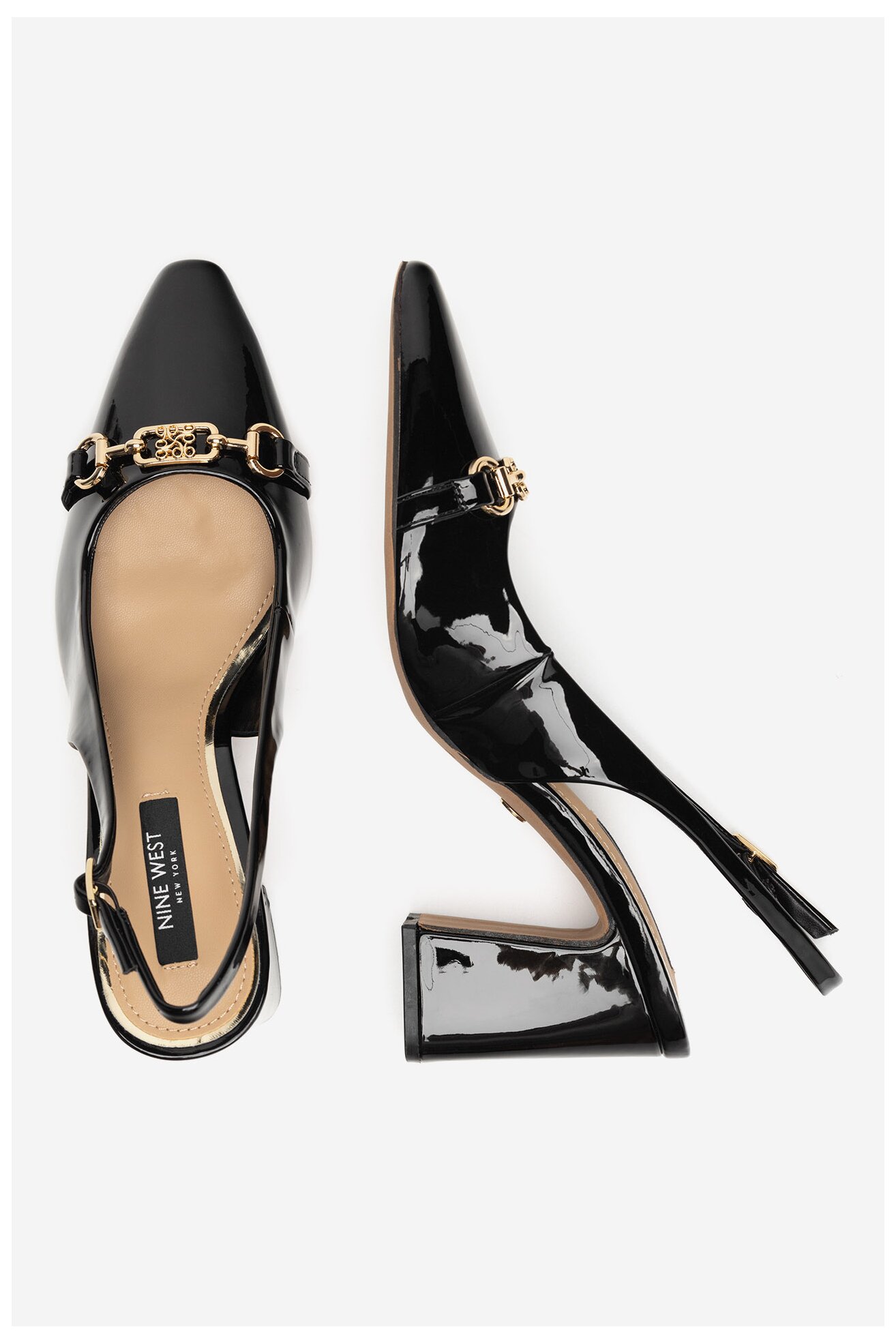 Pantofi cu toc NINE WEST PD0023-01 NEGRU