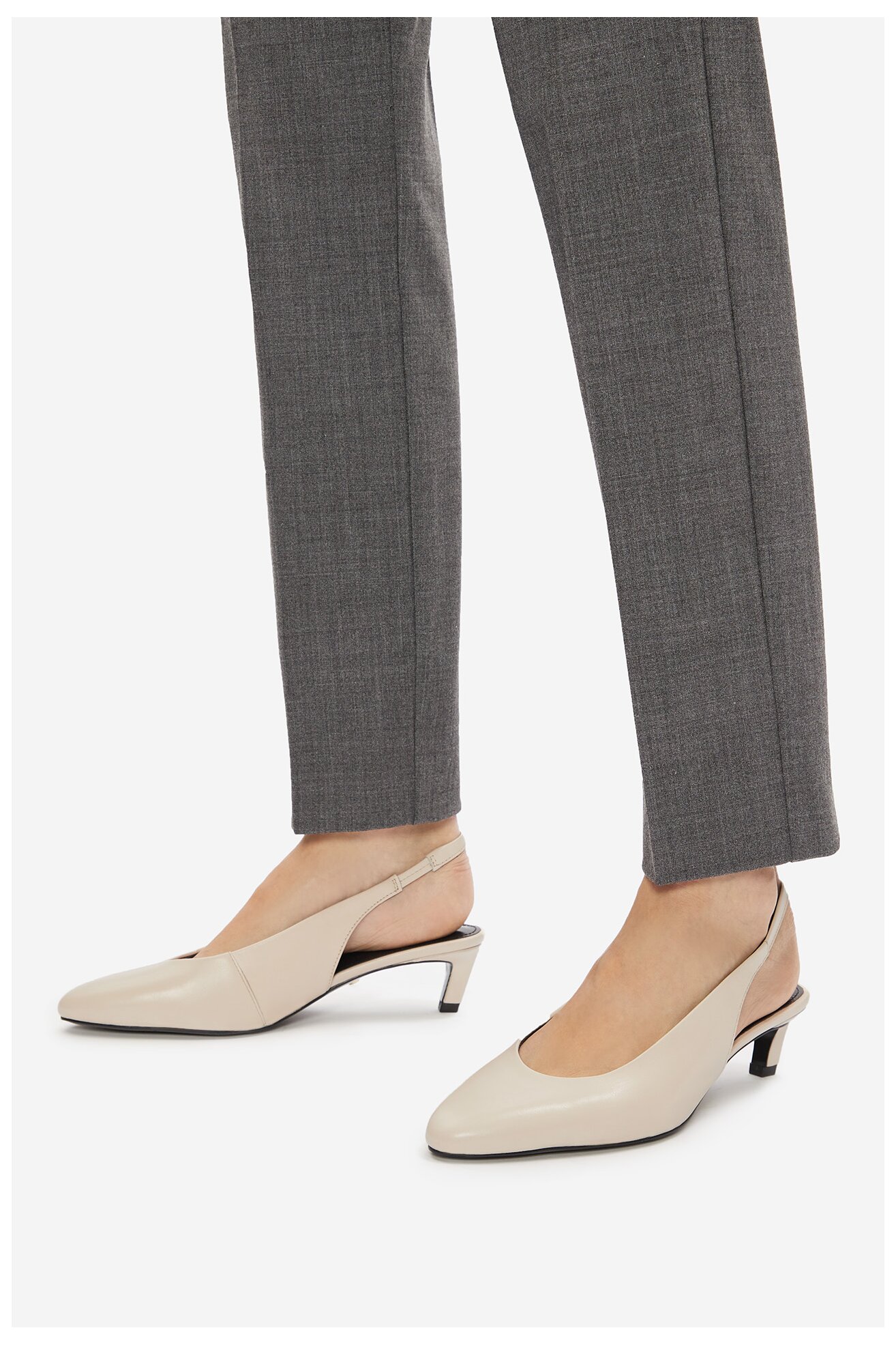 Елегантни обувки Gino Rossi LILY-118324 СЛОНОВА КОСТ