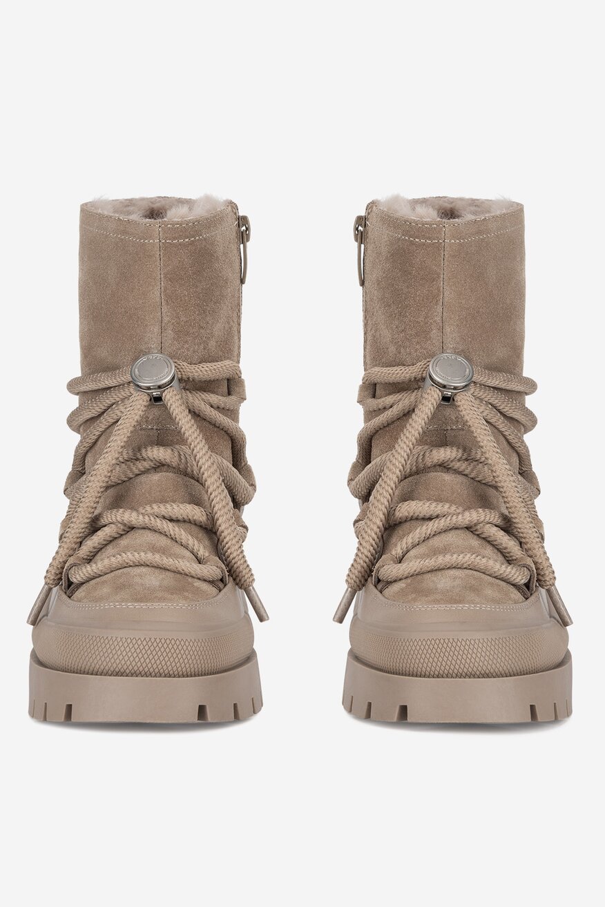 Mexx - Śniegowce zamszowe ocieplane - 5905588926047