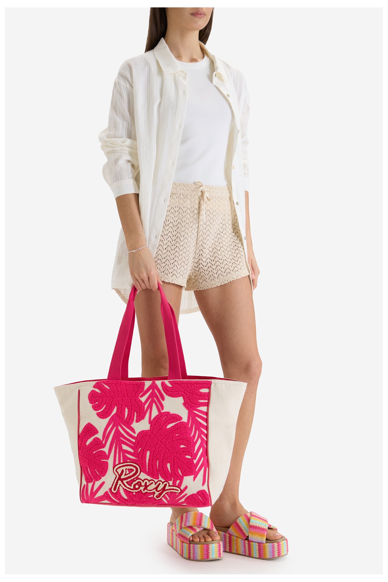 Torebka ROXY CWBEO-ROXY-L-005-09 Różowy