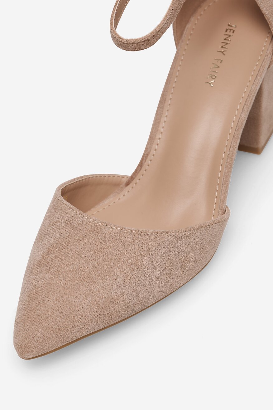 Pantofi cu toc Jenny Fairy BEJ - 5905588621904