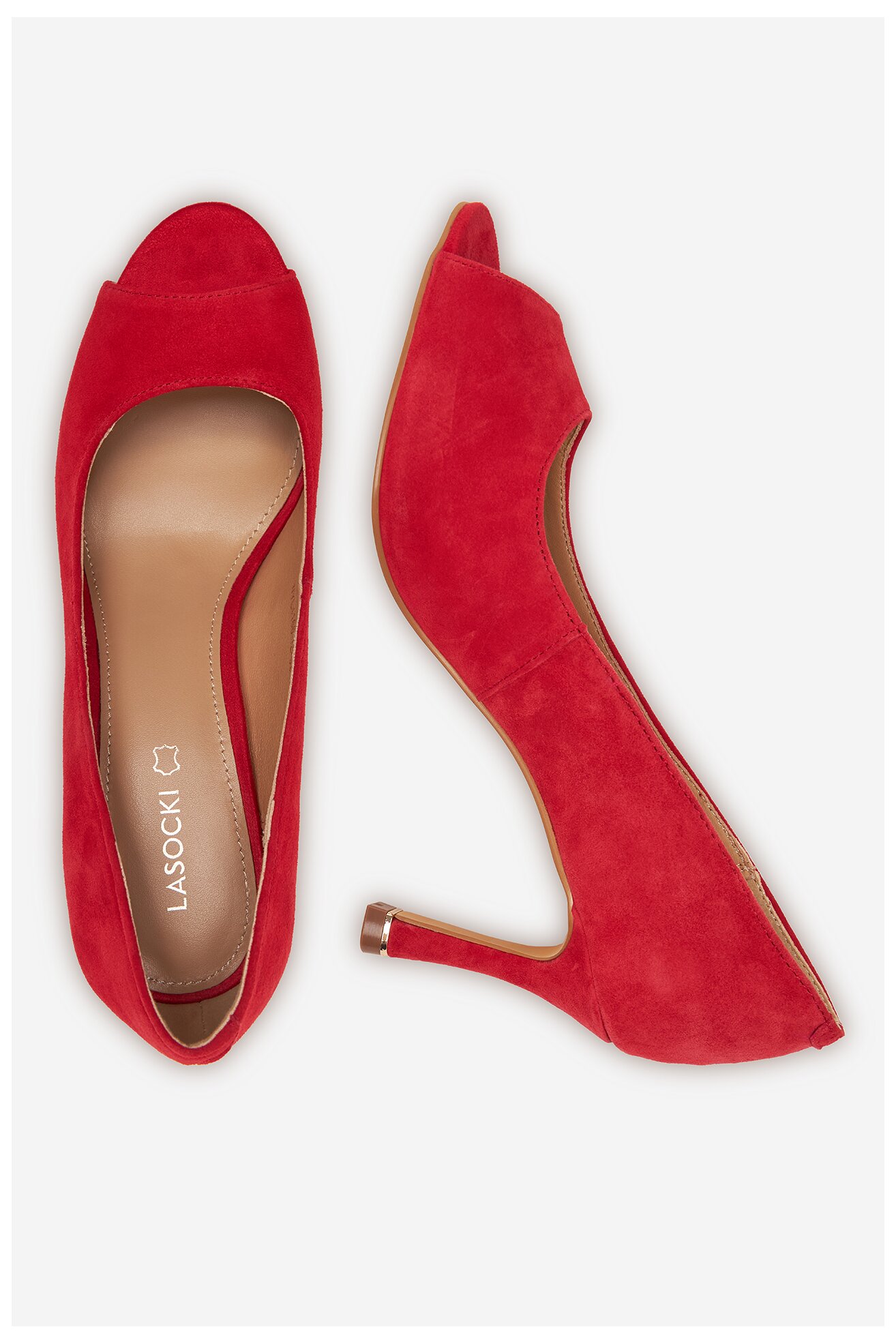 Pantofi cu toc Lasocki WYL4166-1Z ROŞU