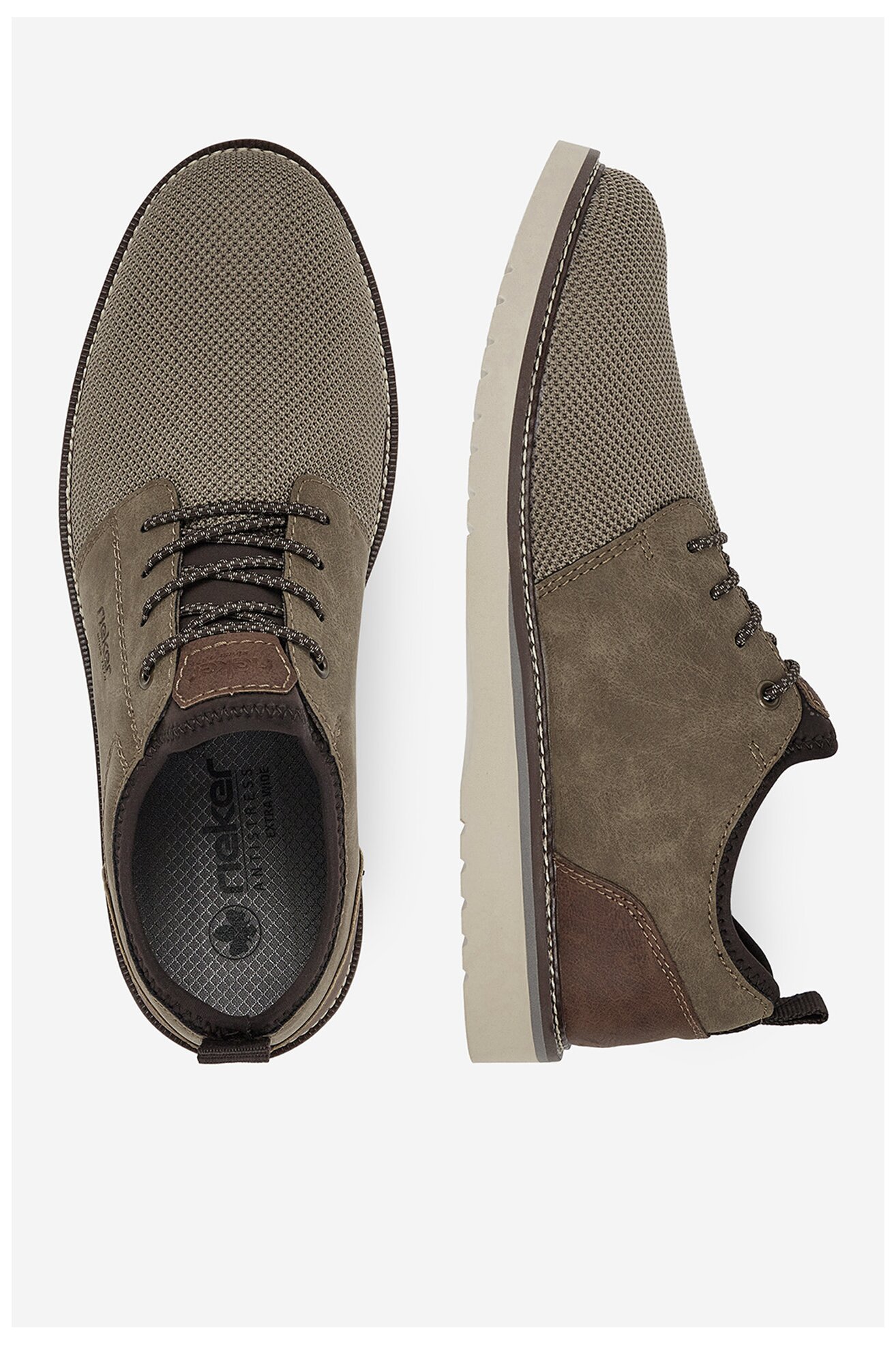 Половинки обувки Rieker 04550-64 КАФЕ