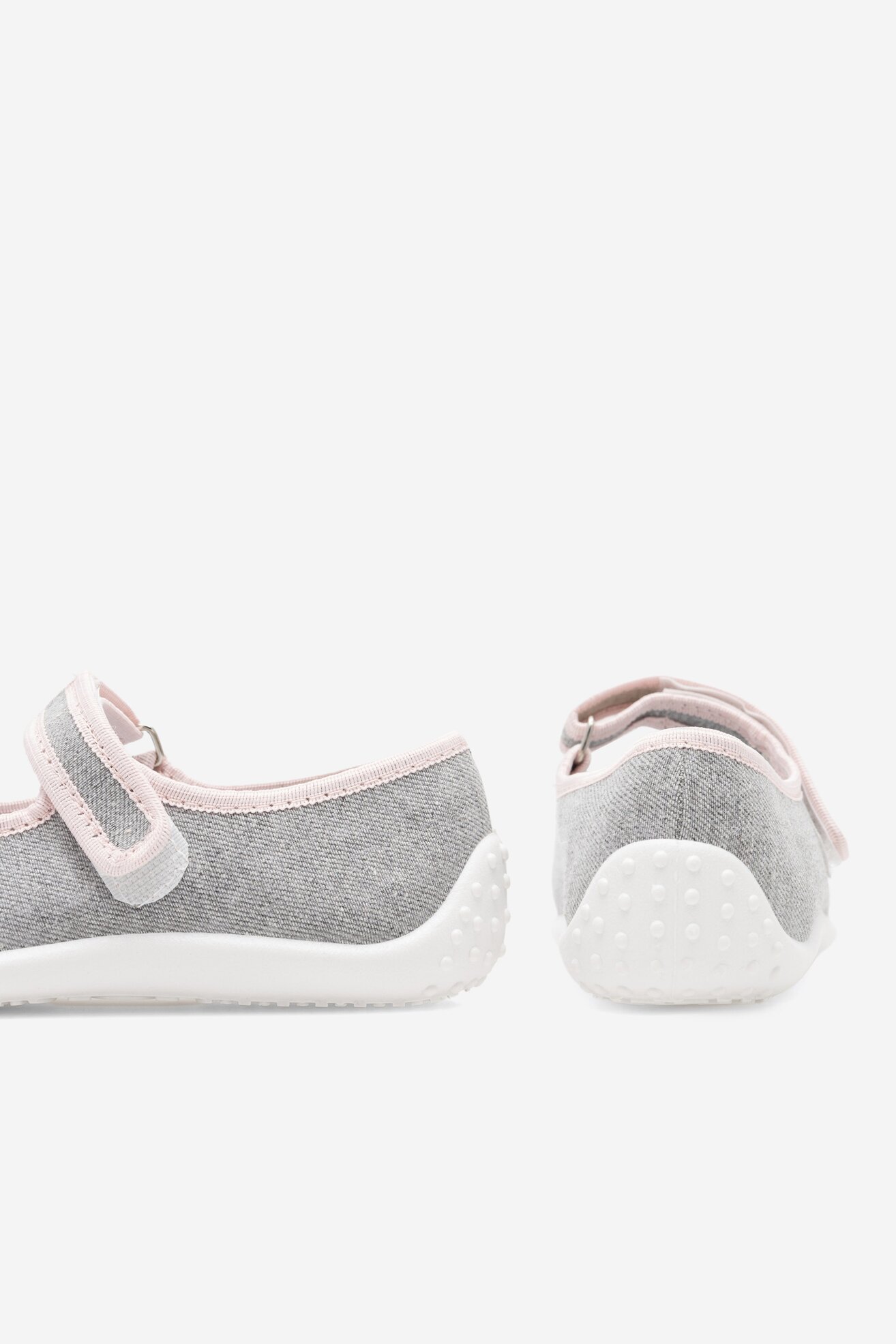 Kapcie Nelli Blu BALERINKI MOTYL IV Szary