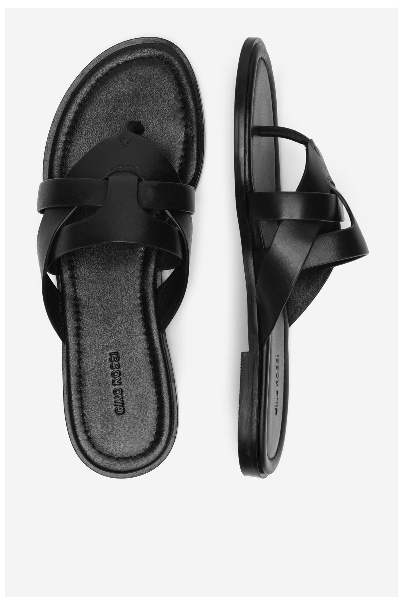 Șlapi Gino Rossi ASHLE-118317 NEGRU