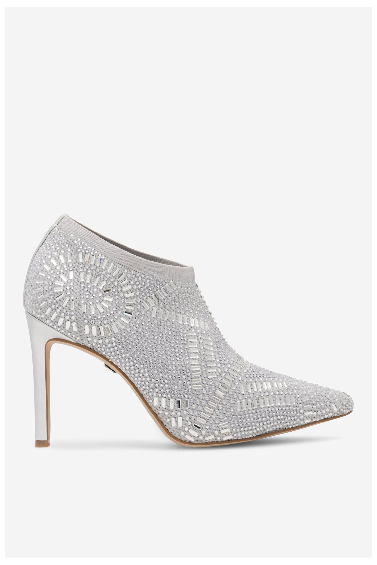 Botki NINE WEST MAJDY FF-1717 Srebrny