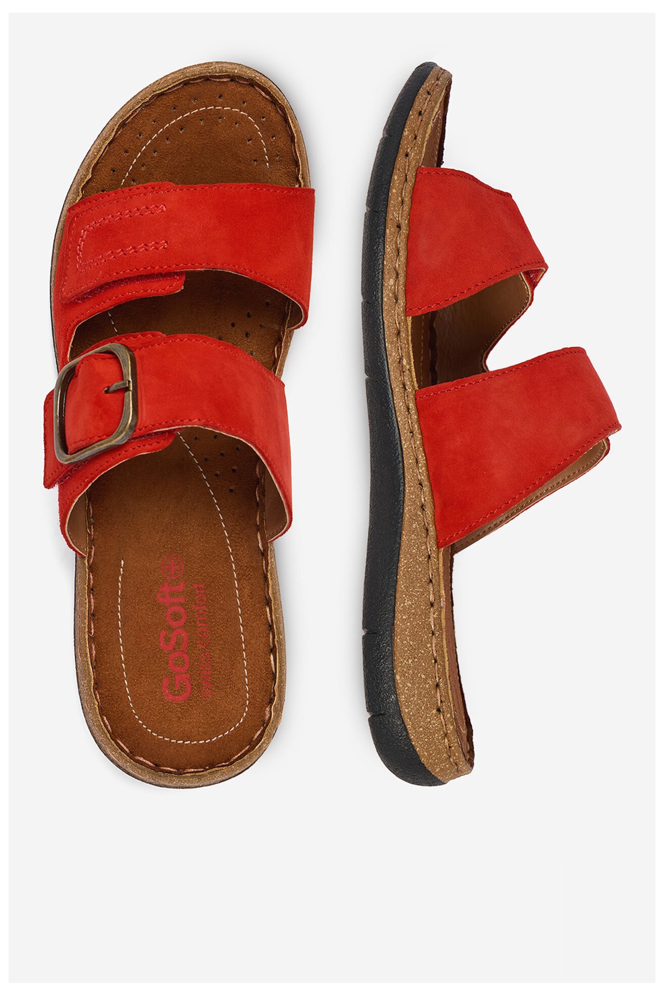 Klapki Go Soft CEO-WI23-4773-09 Czerwony