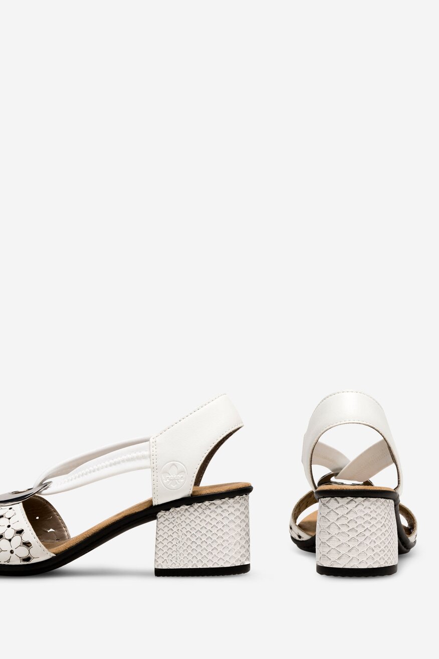 
                Rieker - Sandały na słupku - 5905588311553