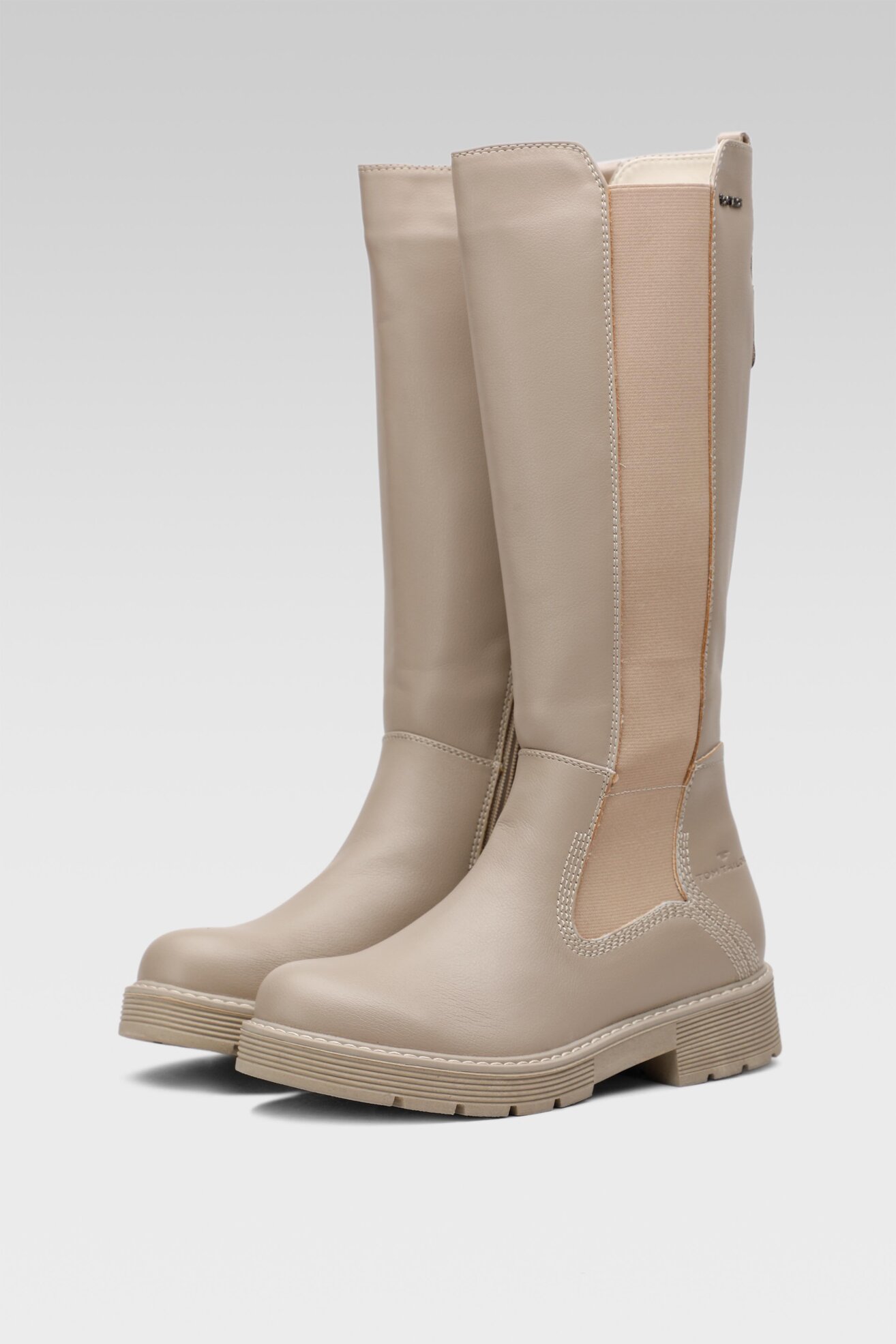 Kozaki Tom Tailor 4293517 Beżowy