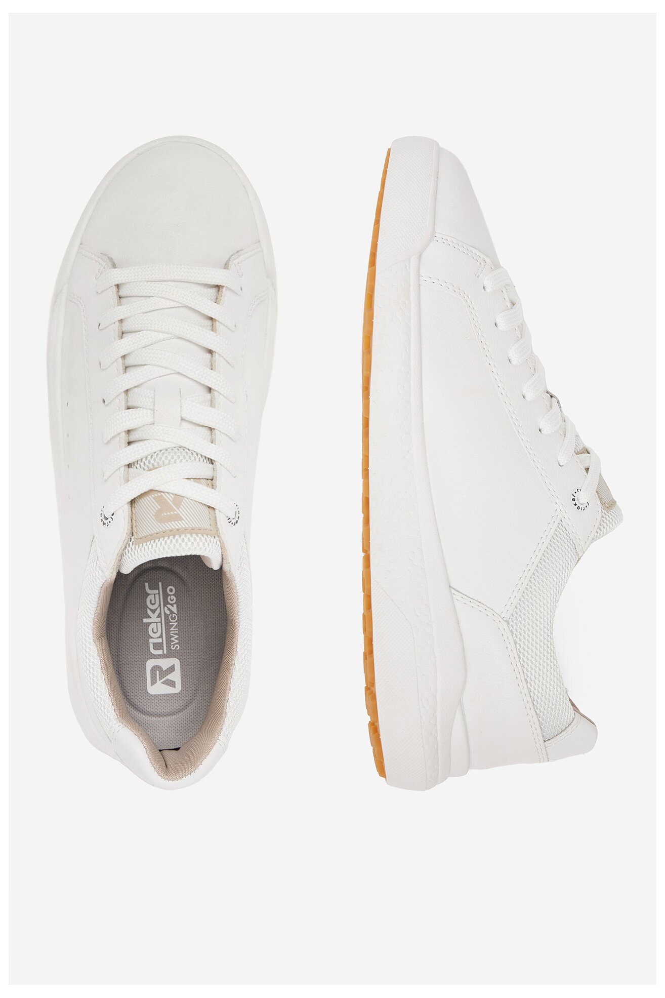 Sneakerși Rieker Revolution Lifestyle U1100-80 ALB