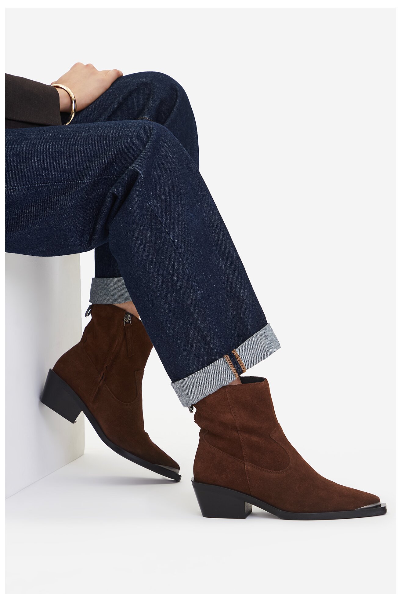 Botki Gino Rossi CEO-LARA-121995 Brązowy