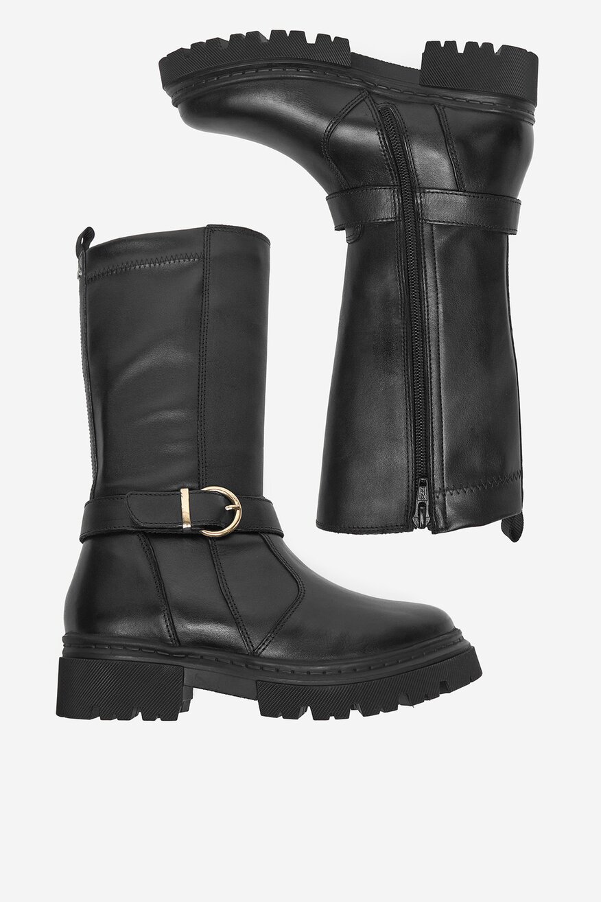 
                Lasocki Young - Kozaki skórzane ocieplane - 5906751213957