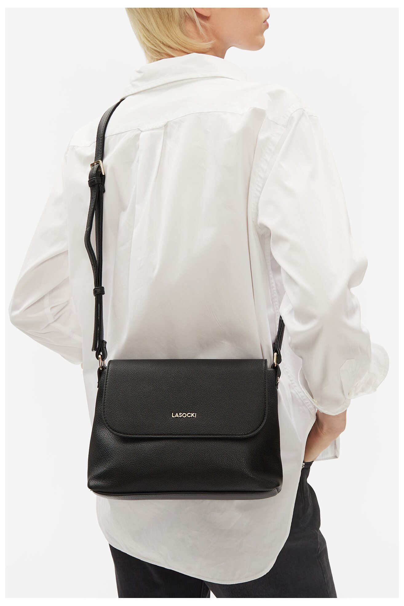 Kézitáska Lasocki LSK-O-002-07 FEKETE