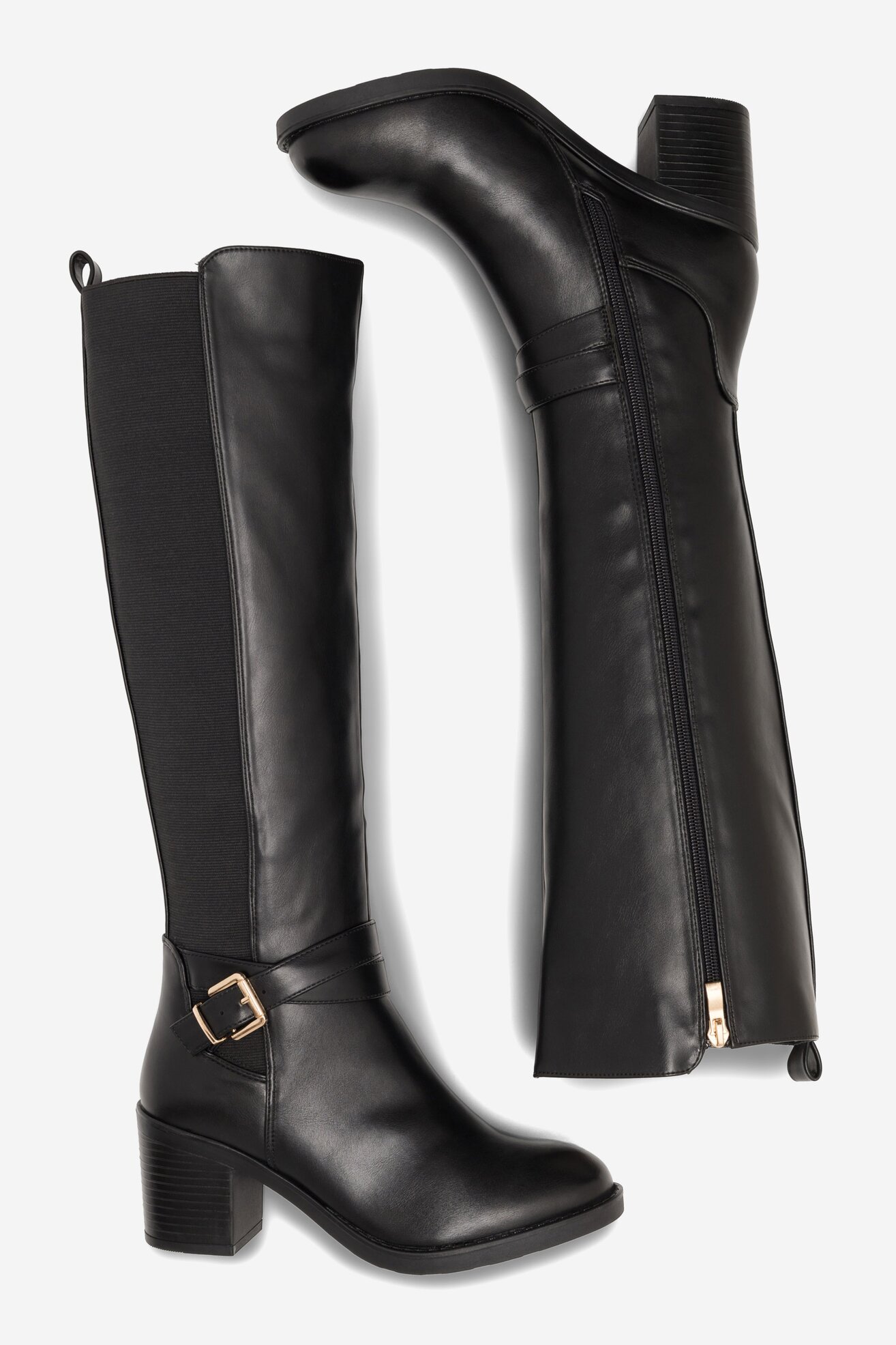 Kozaki Clara Barson ELLA SHL221132 Czarny