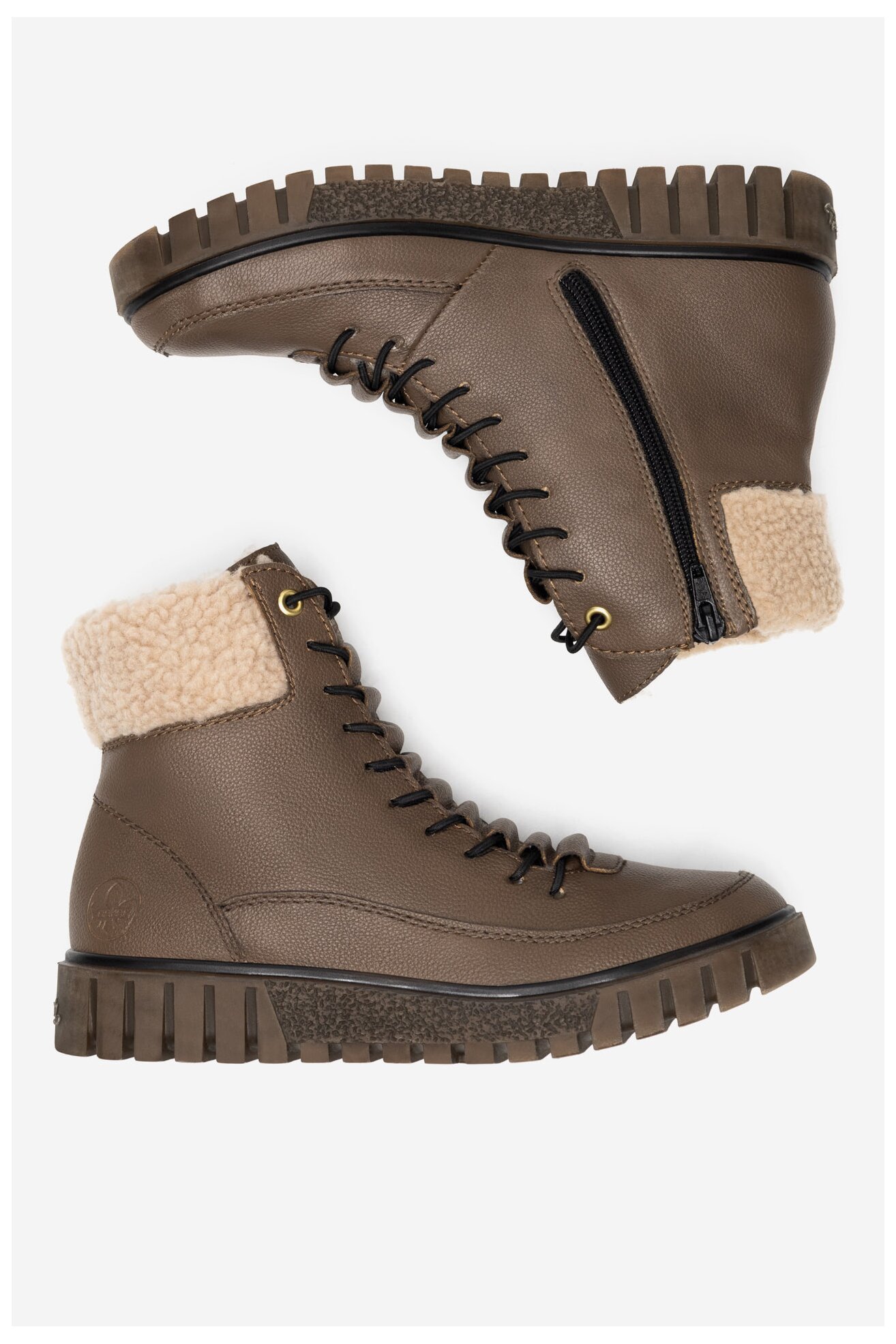 Боти Rieker Y3465-24 ТЪМНОБЕЖОВ