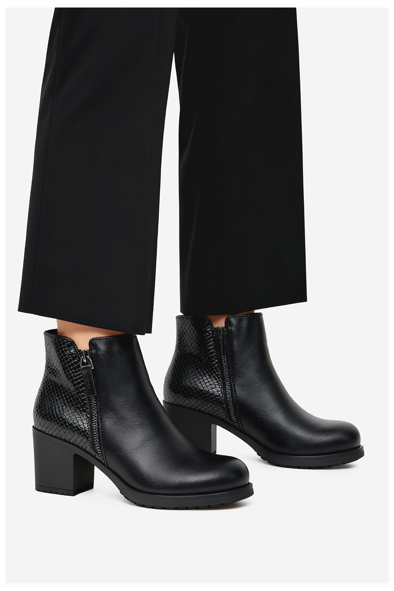 Botki Clara Barson CEO-WS6317-02 Czarny