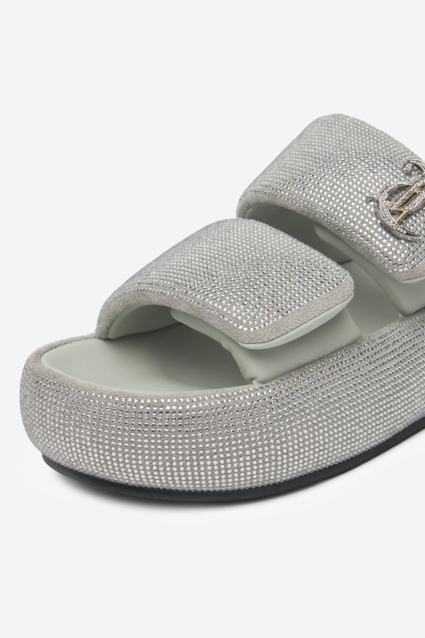 Juicy Couture - Klapki na platformie - 5906751063637