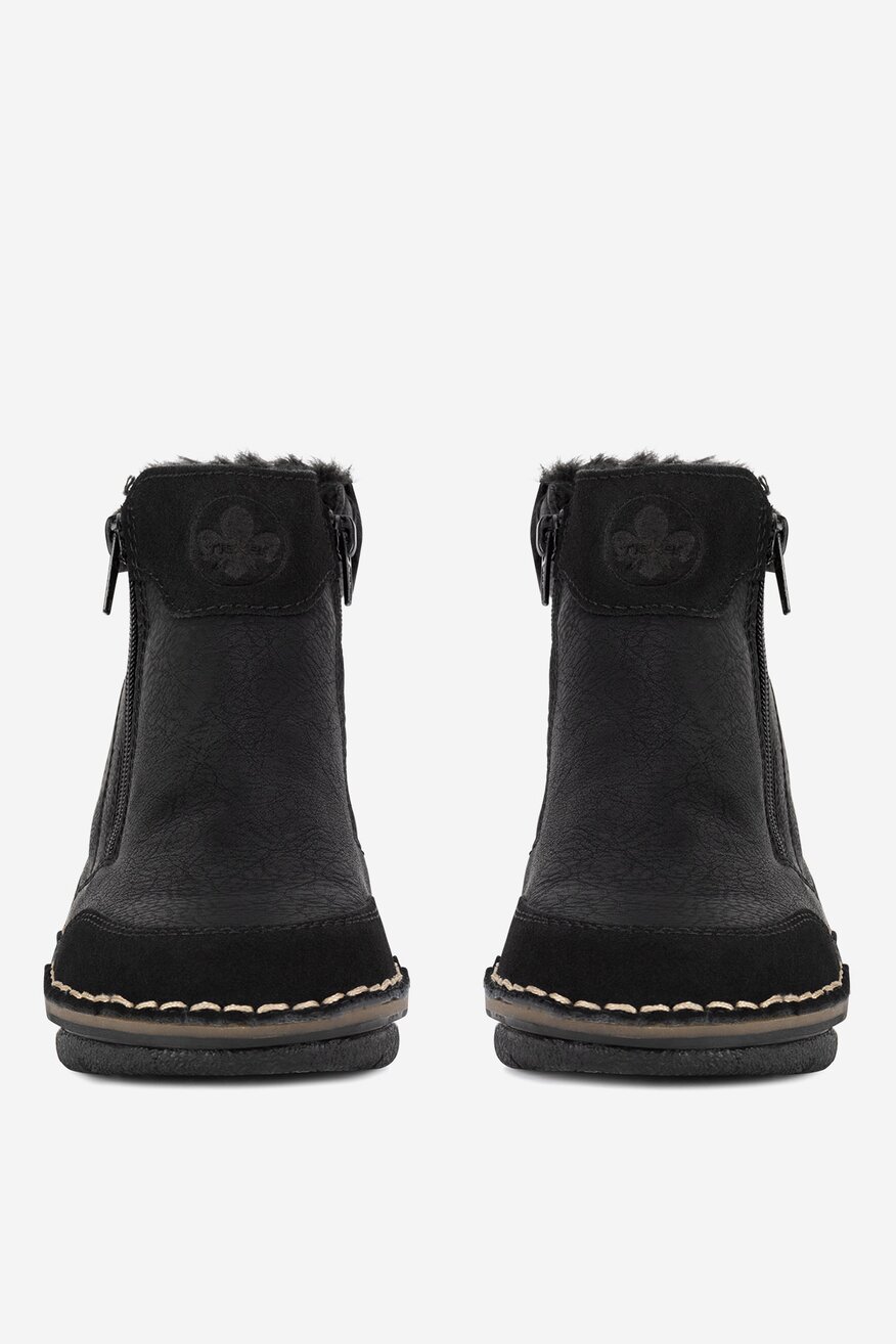 Ghete Rieker NEGRU - 2230068904424