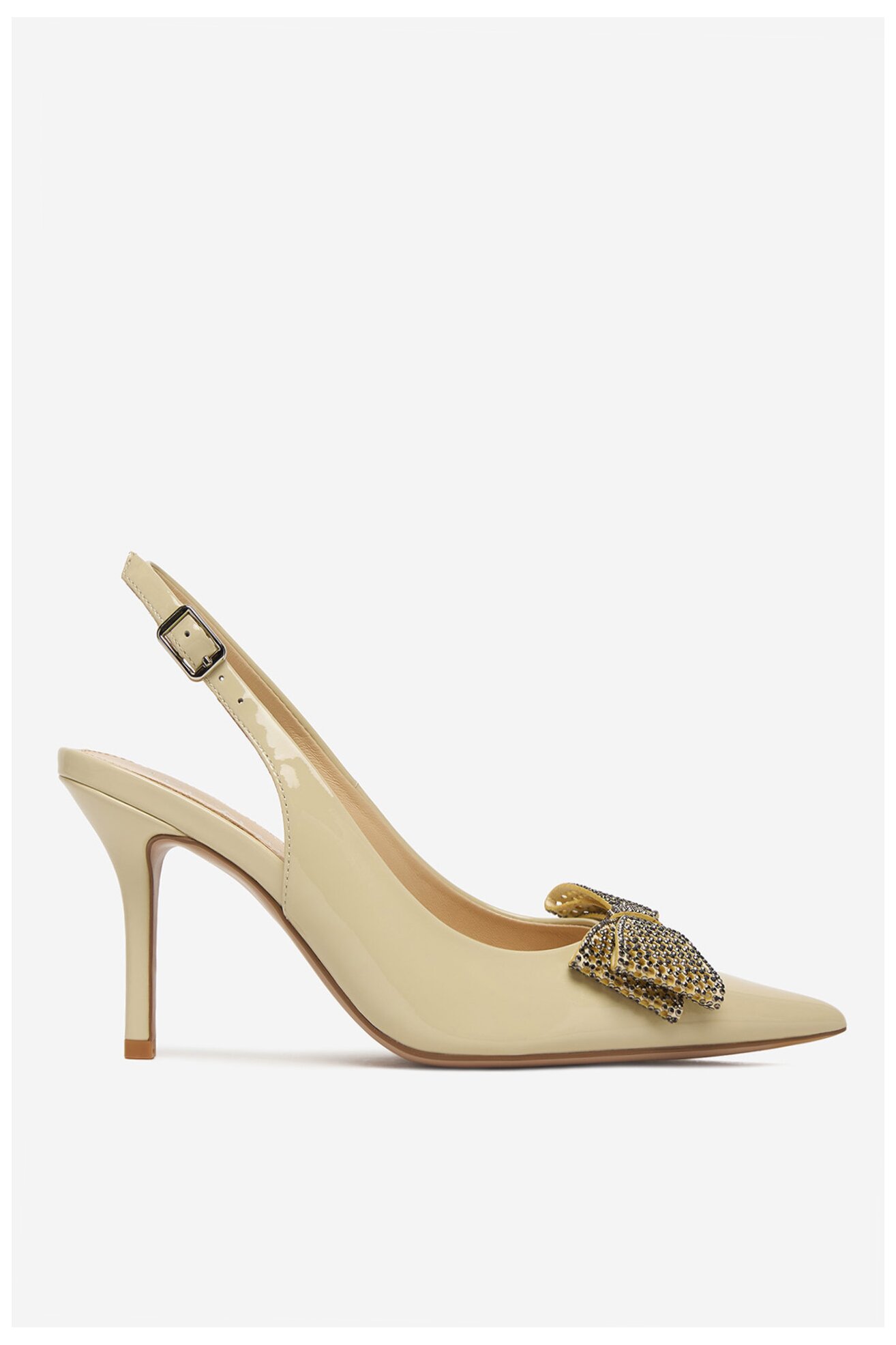 Czółenka EVA MINGE ANEMONE-V1892-56-1 Beżowy