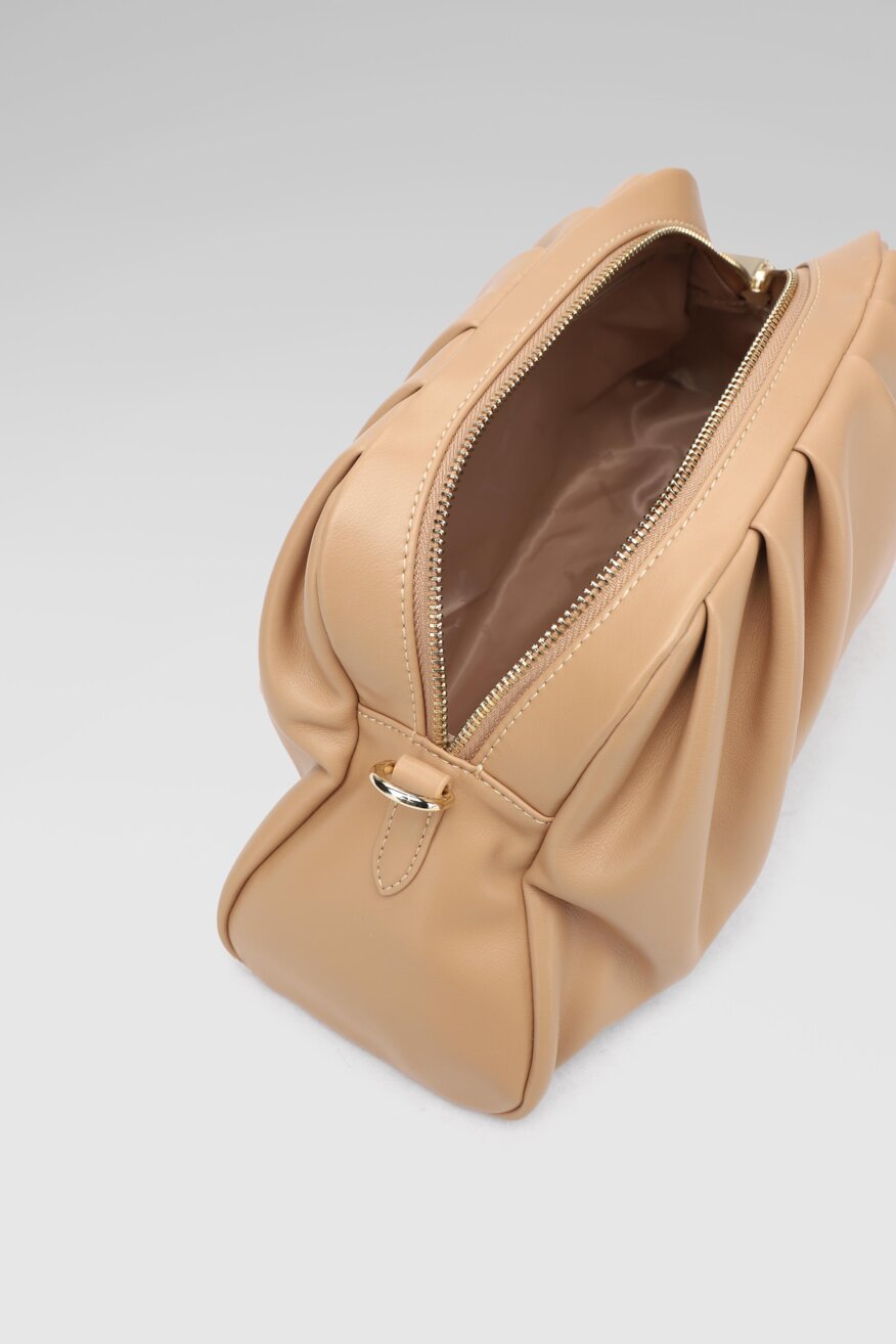 
                Gino Rossi - Torebka skórzana beżowa - 5903698558998