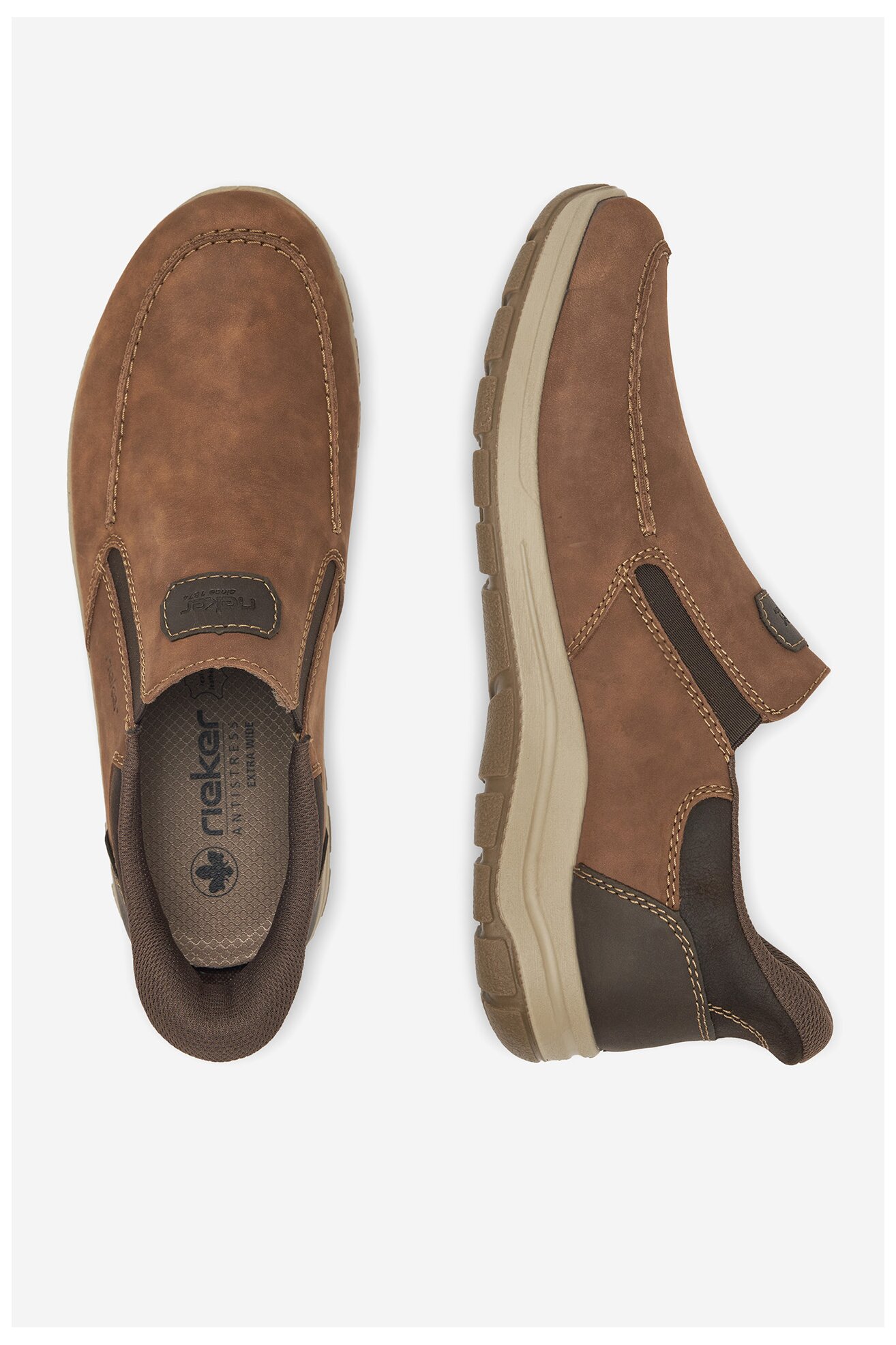 Polobotka Rieker 03655-24 HNĚDÁ