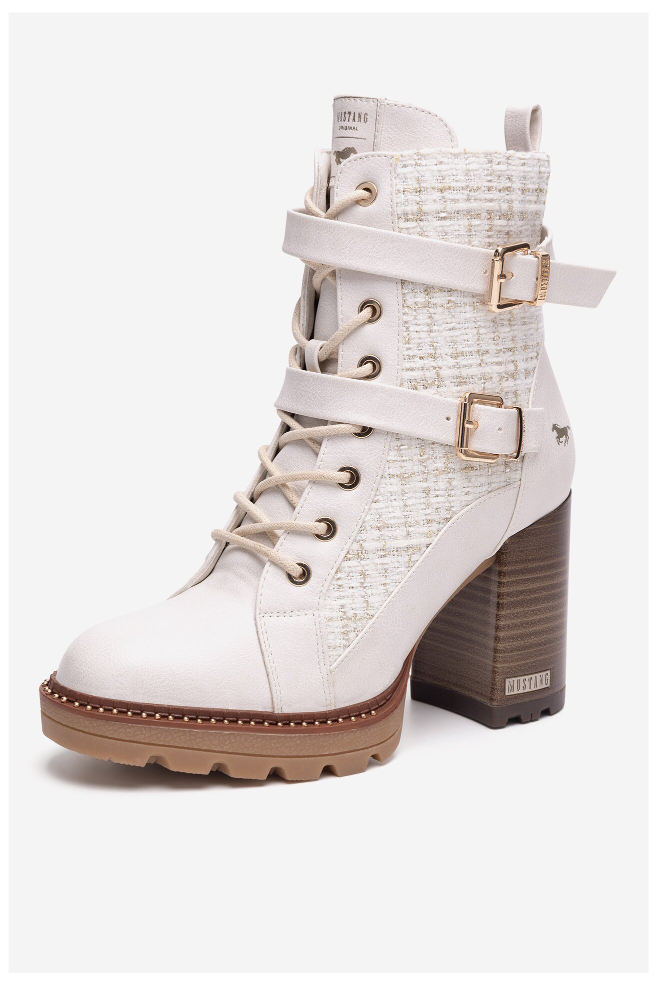 Боти Mustang 1505-501 БЯЛ