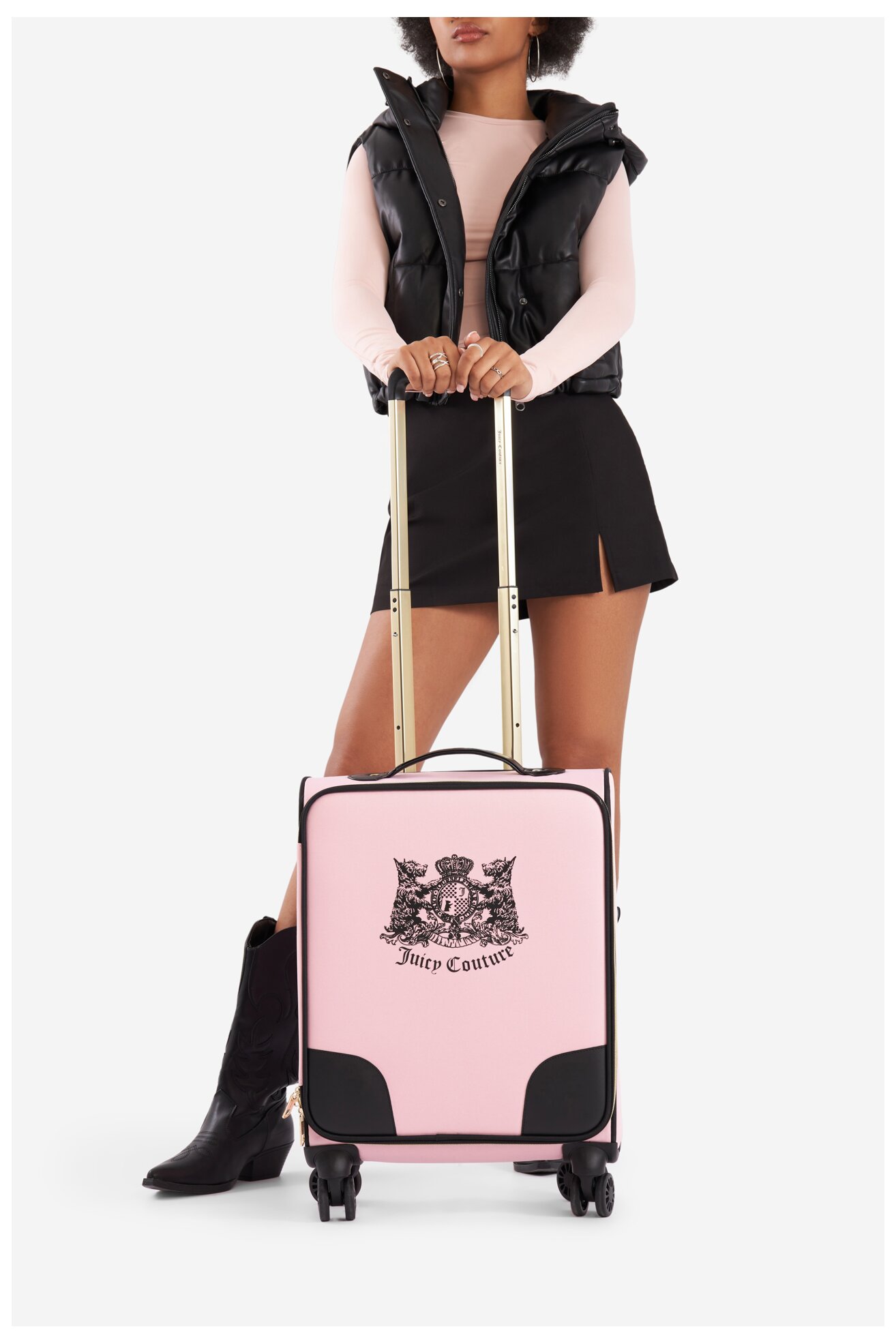 Bőrönd Juicy Couture AEJXT4109TPO416 RÓZSASZÍN