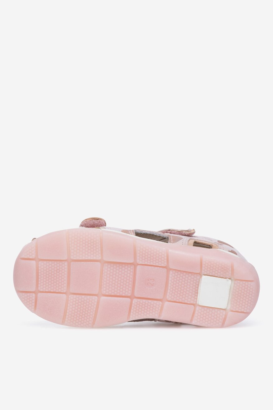
                Lasocki Kids - Sandały zamszowe na rzepy - 5905588554271
