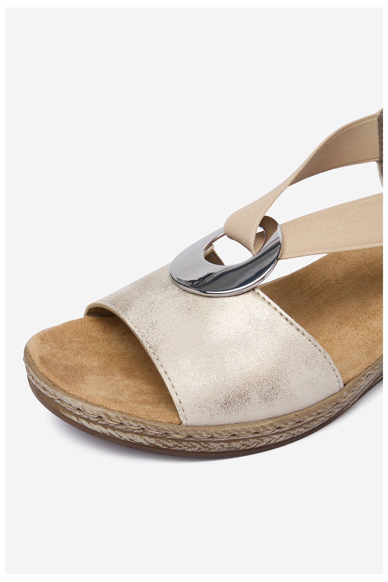 Sandały Rieker CEO-624H6-60 Beżowy