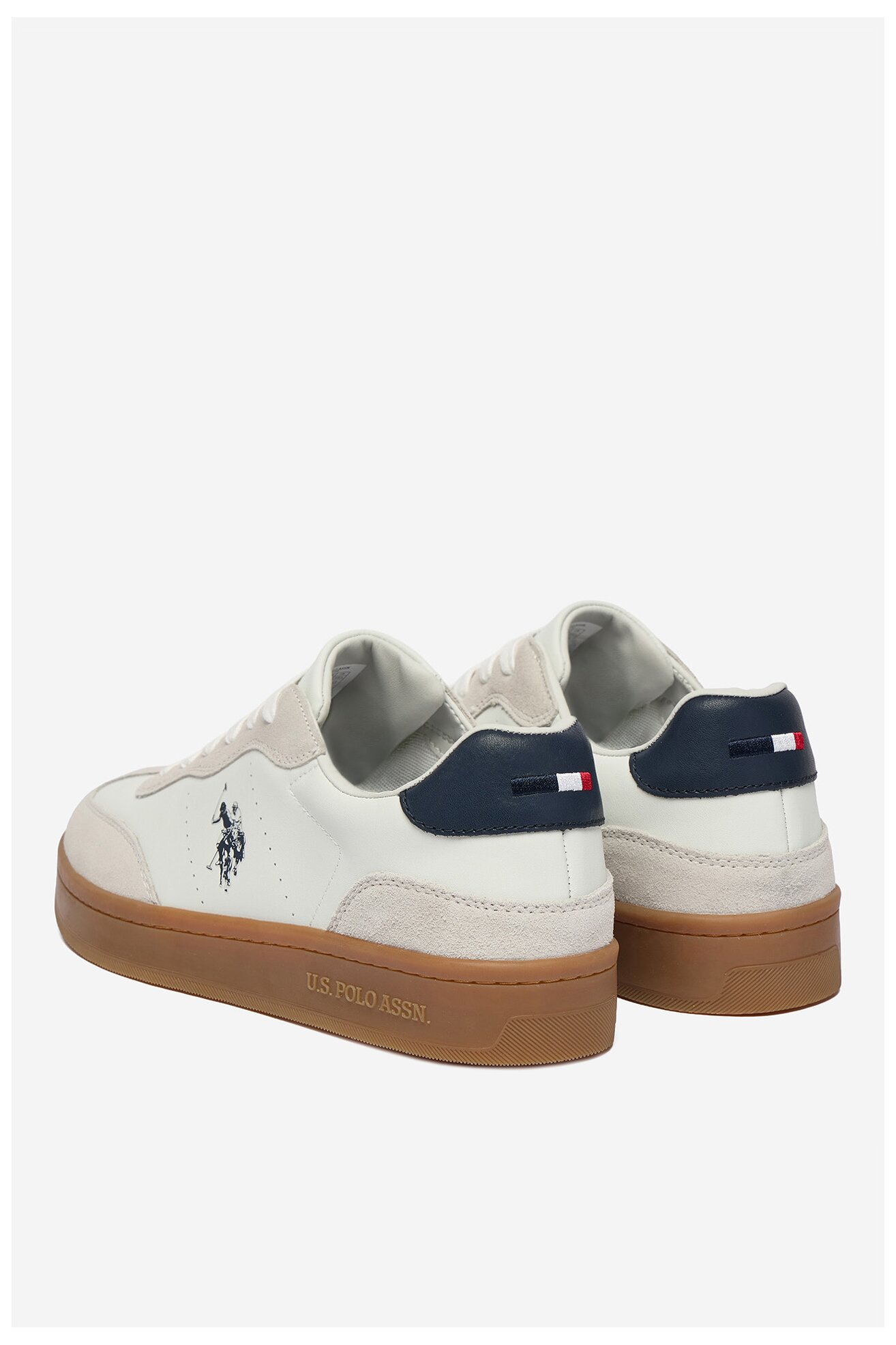 Sneakers U.S. POLO ASSN. EO-ROWAN001M/6LS1 Biały