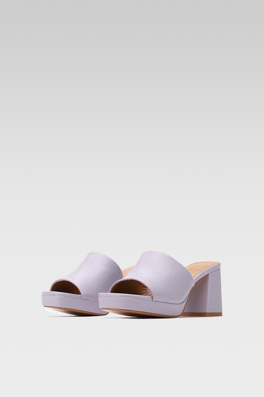 Jenny Fairy - Klapki na obcasie fioletowe - 5903698462424