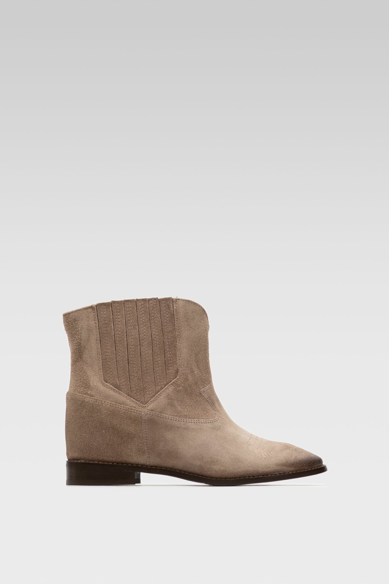 Botki Badura ALEGRA-06 Szary jasny