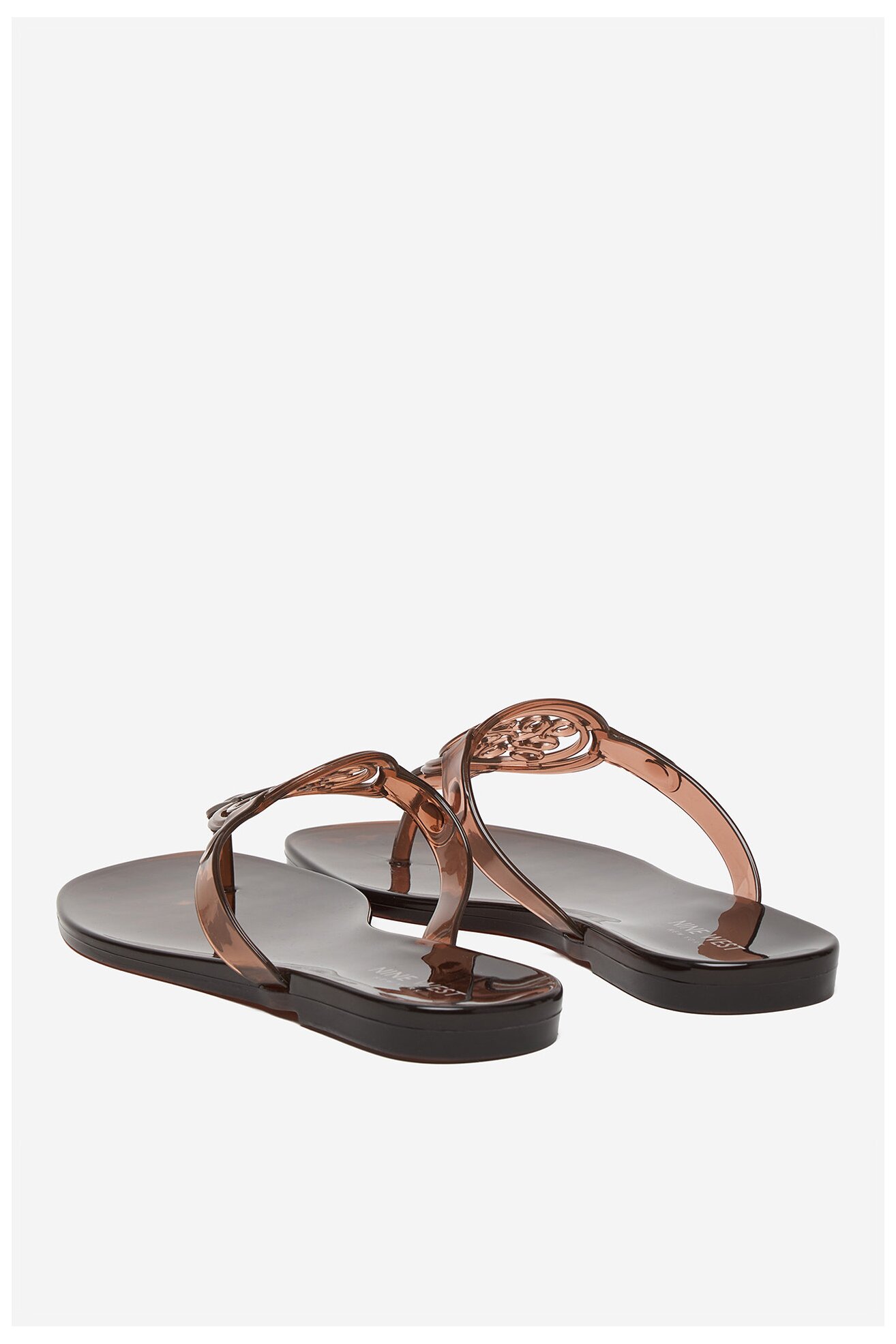 Klapki NINE WEST CEO-CT0906-1 Brązowy jasny