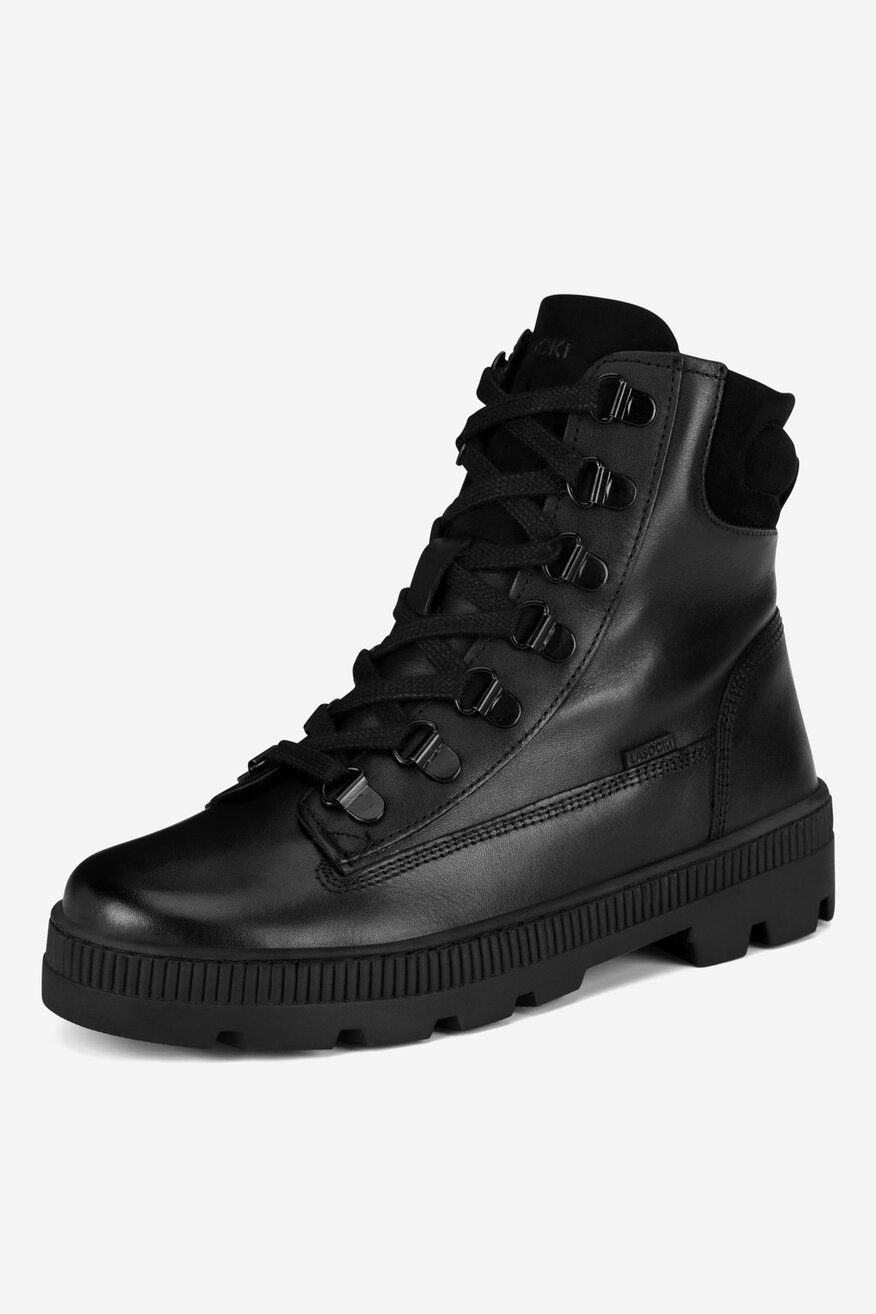 
                Šněrovací vyšší obuv Lasocki Young ČERNÁ - 5905588906889