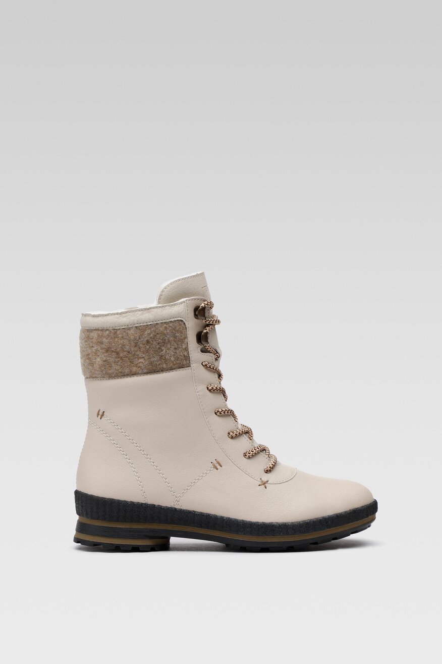 
                Rieker - Skórzane trzewiki pastelowe - 5904862188799