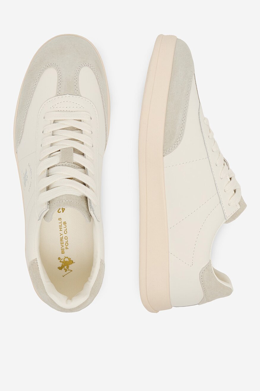 
                Beverly Hills Polo Club - Sneakersy skórzane - 5906751733851