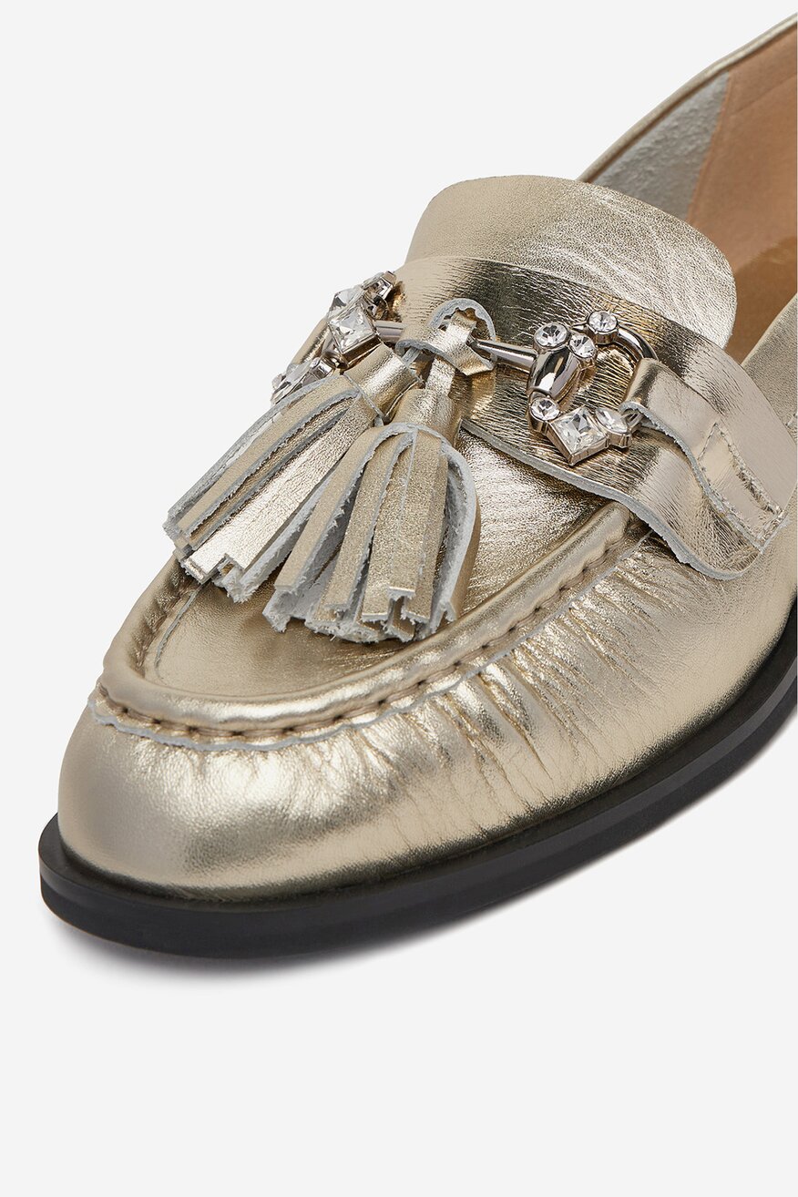 
                Мокасини EVA MINGE ЗОЛОТИЙ - 5903419904486