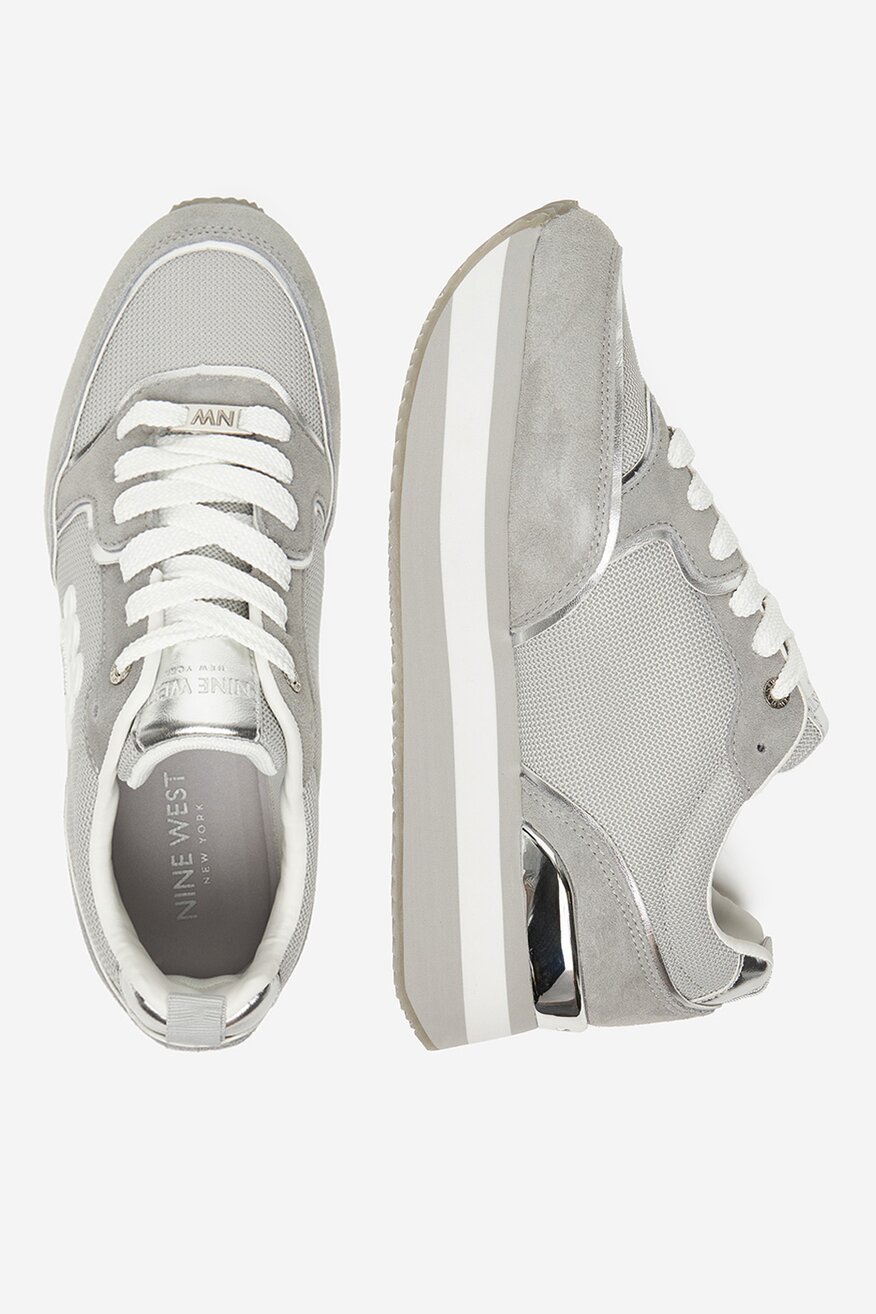 Sneakerși NINE WEST ARGINTIU - 5906751159590