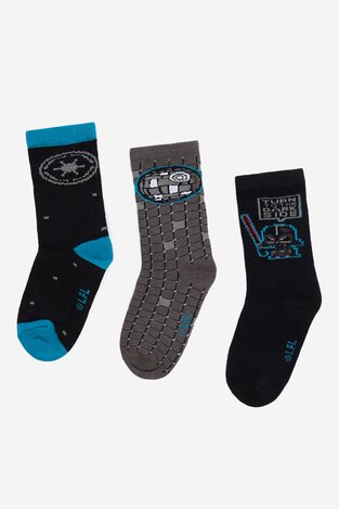 Čarape Star Wars CEO-ACCCS-AW25-210SW(3-PACK) CRNA