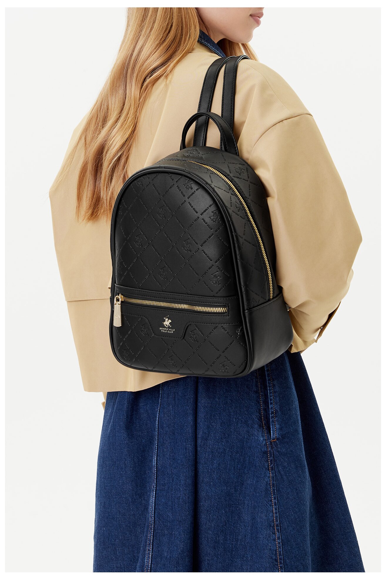 Plecak Beverly Hills Polo Club C-BHPC-H-002-08 Czarny