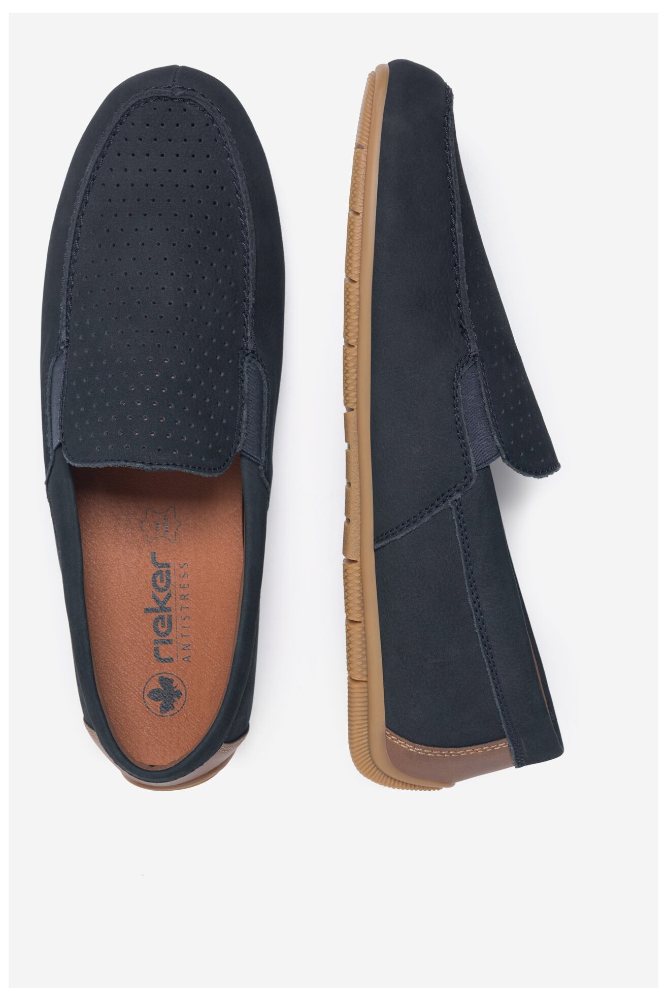 Мокасини Rieker 09555-14 КОБАЛТОВО СИНЬО