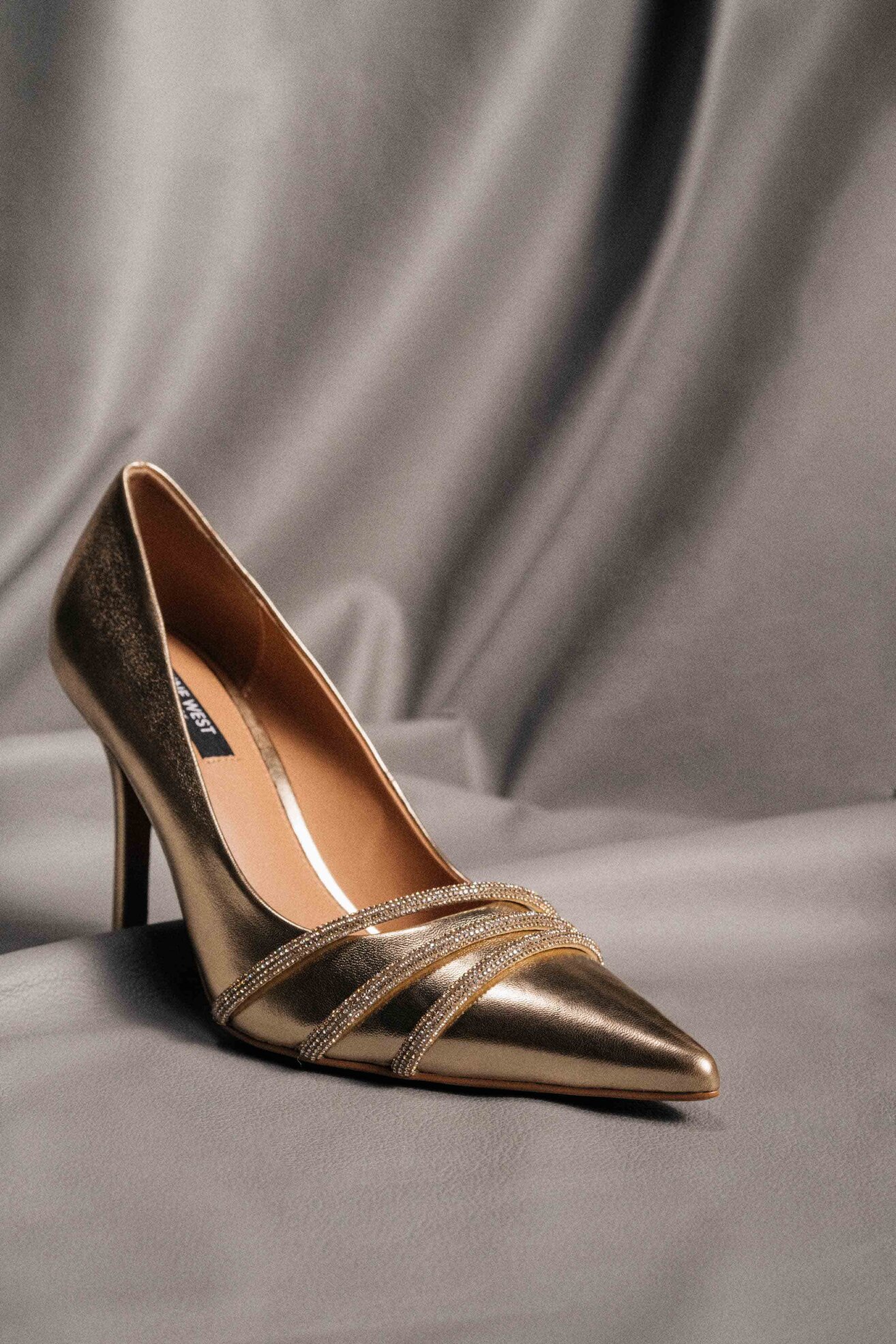 Pantofi cu toc NINE WEST CEO-MARIAM-01 AURIU