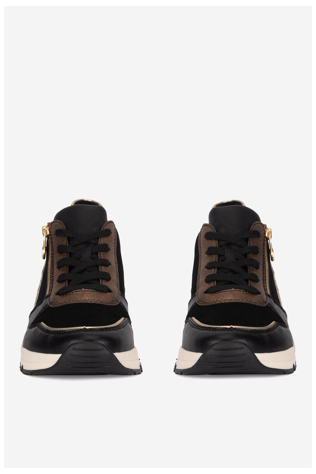 Sneakerși Rieker M6616-00 NEGRU