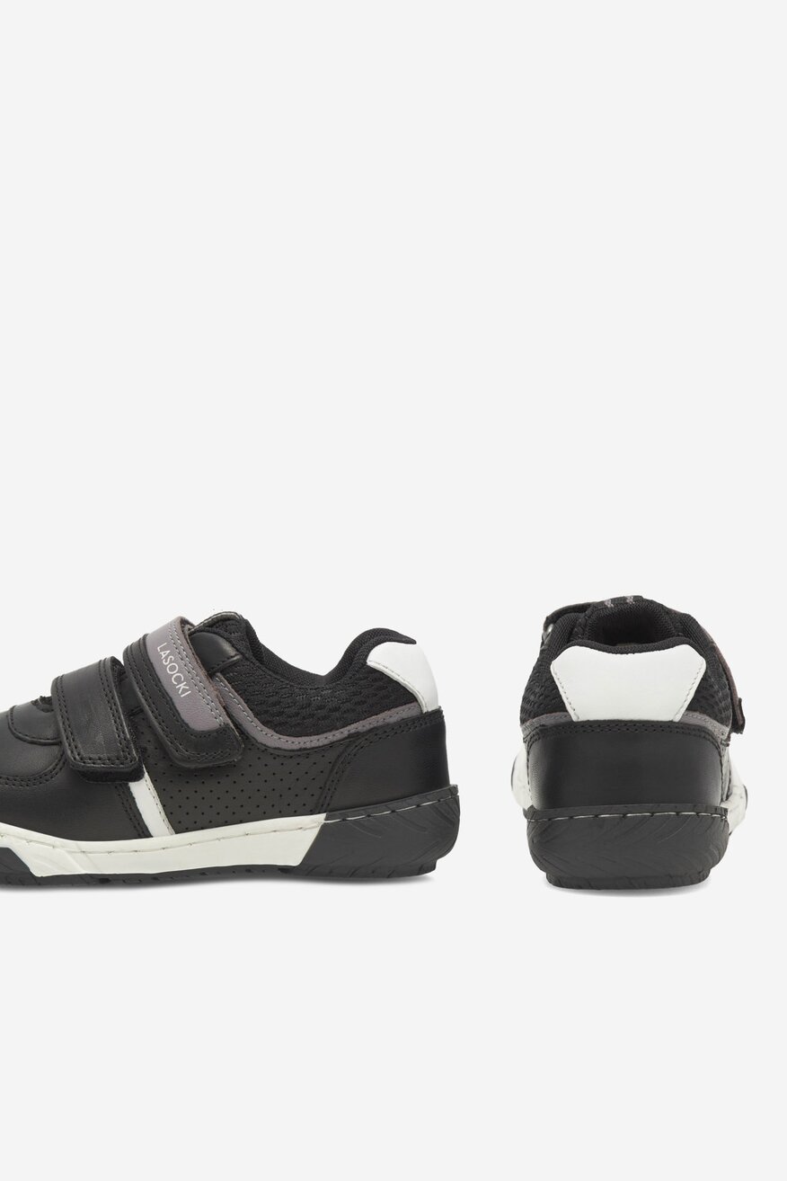 Lasocki Kids - Sneakersy skórzane na rzepy - 5905588287674
