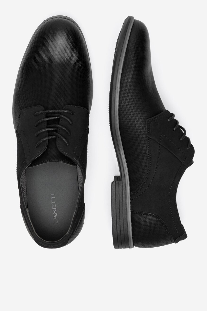 Pantofi casual Lanetti NEGRU - 5903419787980