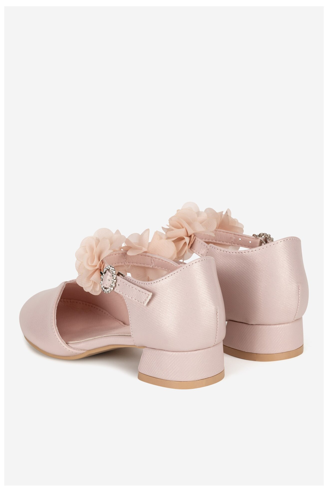 Baleriny Nelli Blu CM240430-10 Różowy