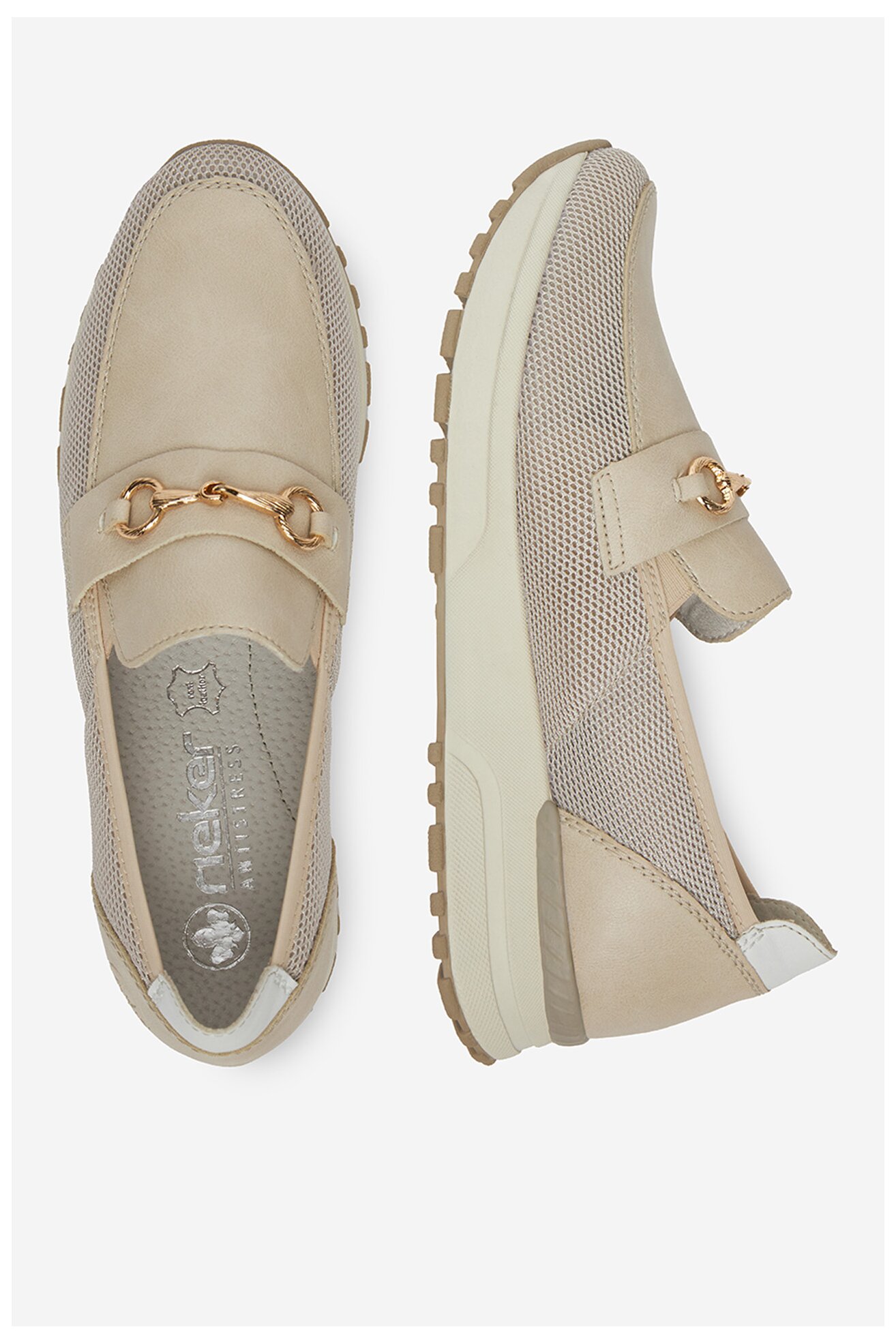 Сникърси Rieker N7455-60 СЛОНОВА КОСТ