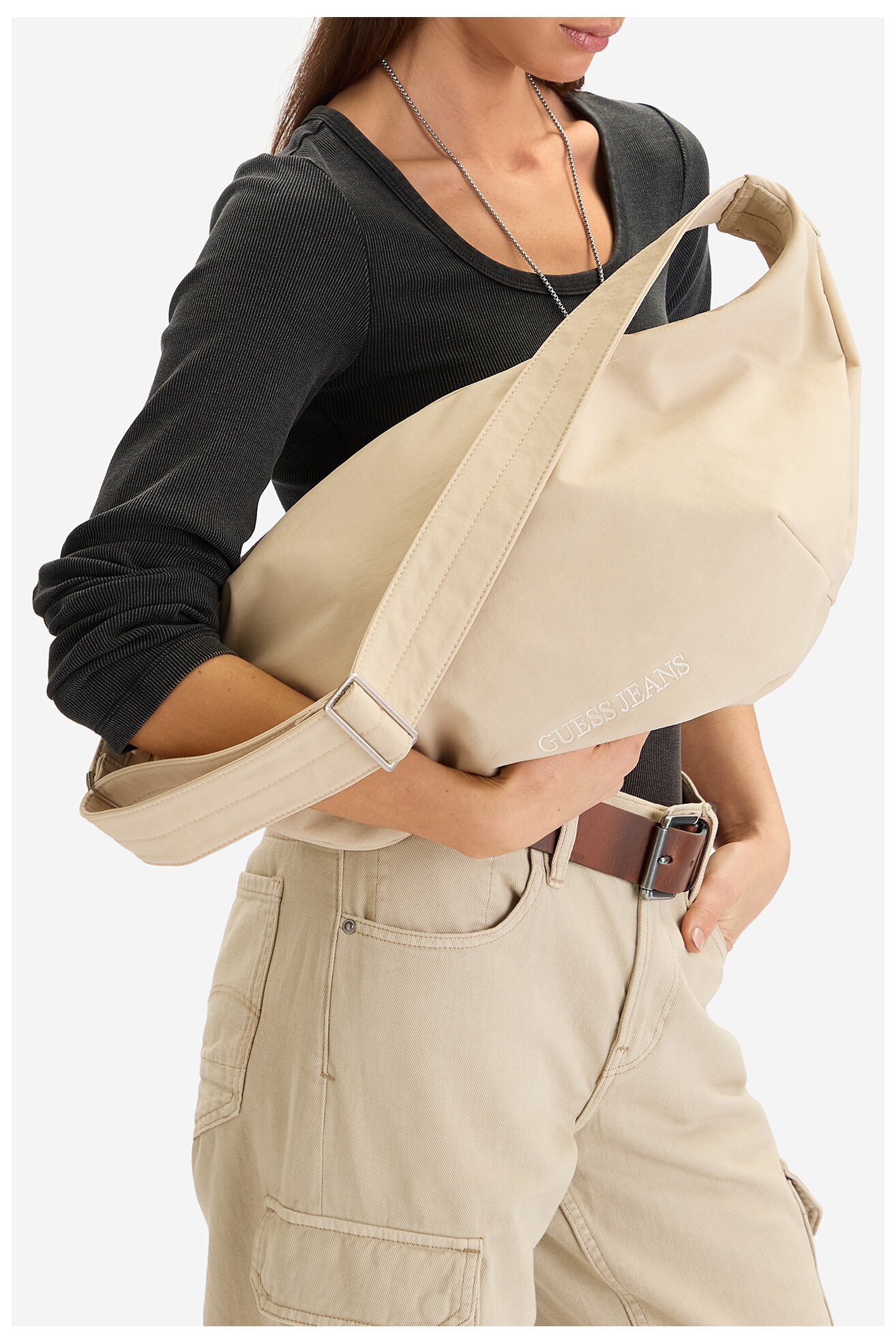 Torebka GUESS JEANS CWBEO-GUESS-M-002-09 Beżowy